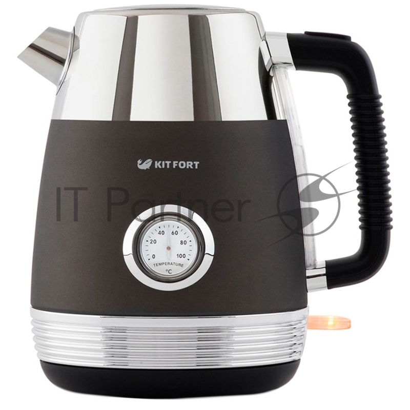 Чайник электрический Kitfort КТ-633-1 1.7л. 2150Вт графит (корпус: пластик)