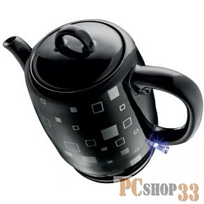 Чайник электрический Gorenje K10BKC 1л. 1630Вт черный матовый (корпус: керамика)