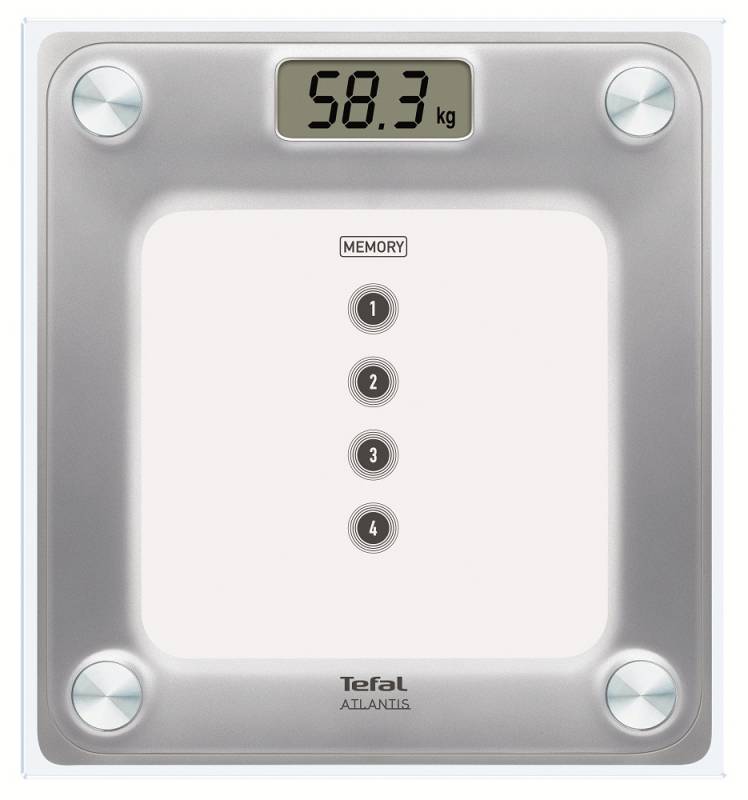 Весы напольные электронные Tefal PP3020V1 макс.160кг белый