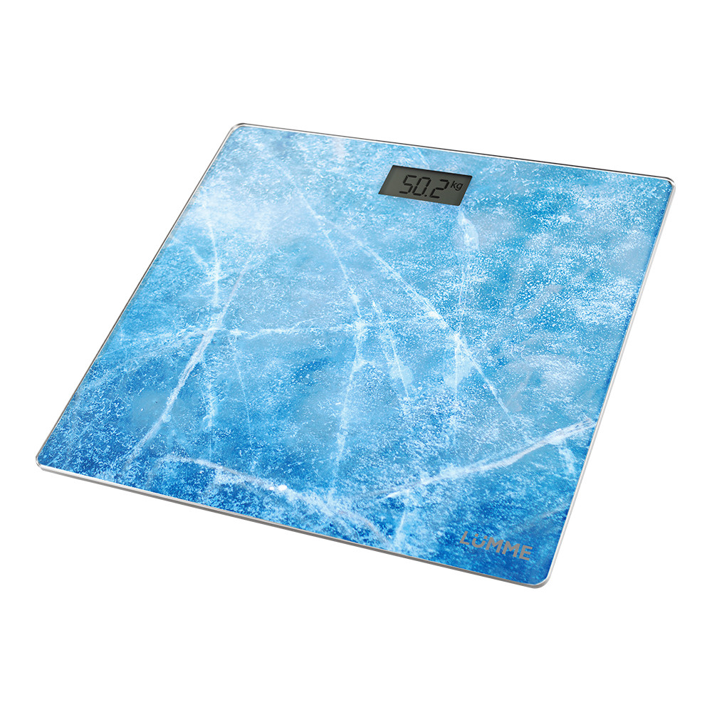 Весы напольные электронные LUMME LU-1328 рисунок Морозное утро
