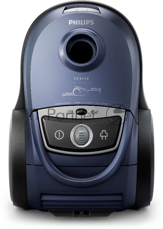 Пылесос Philips FC9170/02 2200Вт синий/черный (в компл.:4мешка)