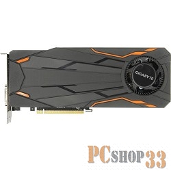 Видеокарта Gigabyte GTX1080 OC 8Gb GDDR5X 256bit DPx3, DVI-D, HDMI (GV-N1080TTOC-8GD) RTL