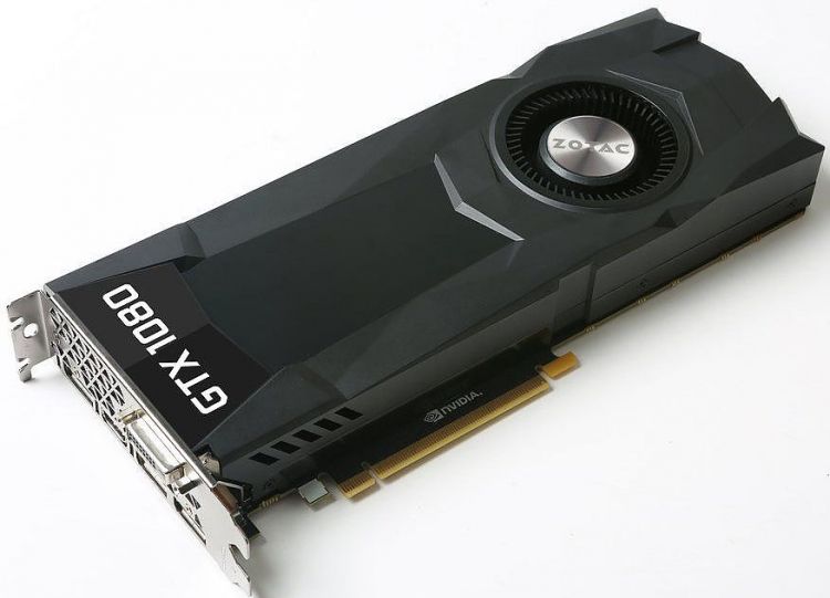 Видеокарта Zotac GTX 1080 ZT-P10800D-10B Blower 8GB GDDR5X 256bit 16nm 1607/10010MHz DVI-D(HDCP)/HDMI/3*DisplayPort Bulk