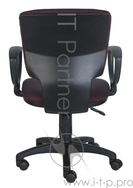 Кресло Бюрократ CH-626AXSN/V-02 бордовый ромбик черный V-02