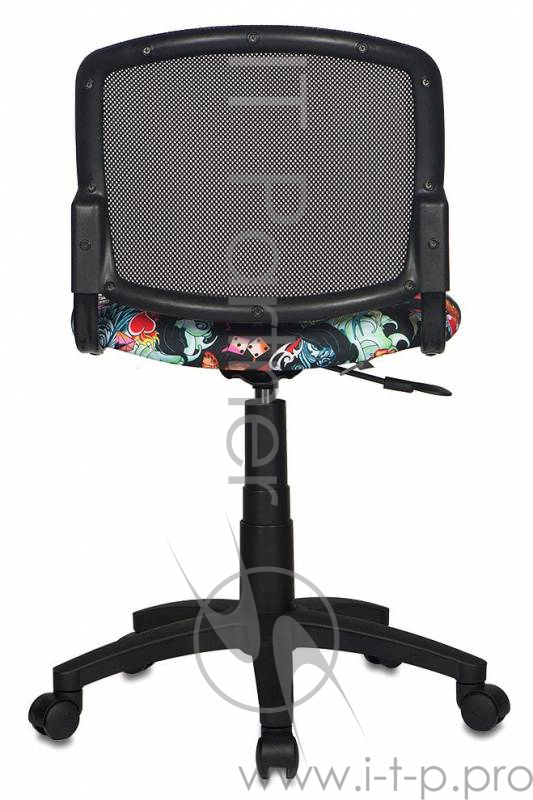 Кресло Бюрократ CH-296NX/TATTOO спинка сетка черный сиденье черный черепа Tattoo