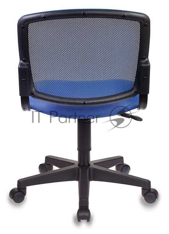 Кресло Бюрократ CH-296/BL/15-10 спинка сетка синий сиденье темно-синий 15-10