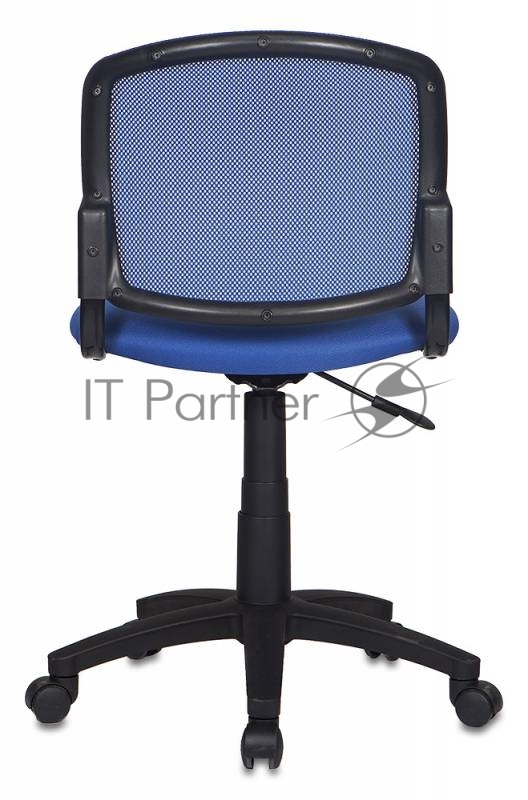 Кресло Бюрократ CH-296/BL/15-10 спинка сетка синий сиденье темно-синий 15-10