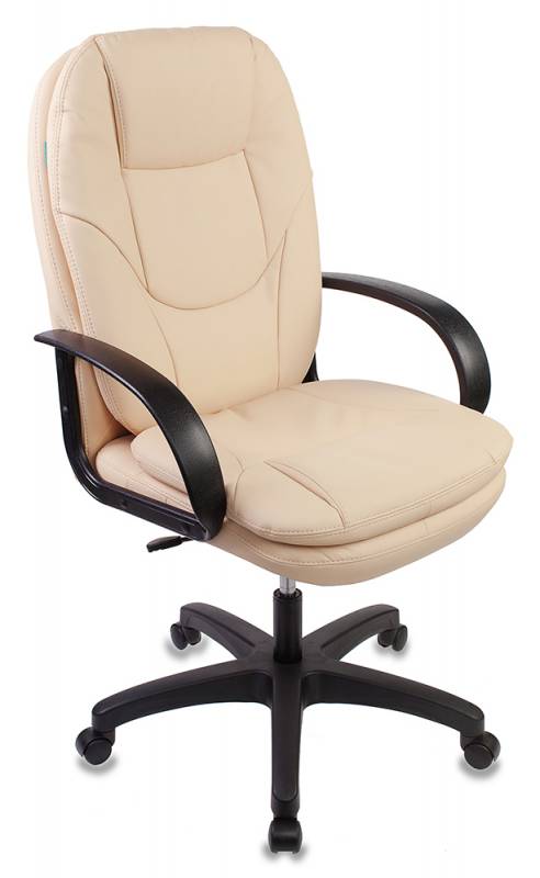 Кресло руководителя Бюрократ CH-1868/BEIGE бежевый искусственная кожа (пластик черный)