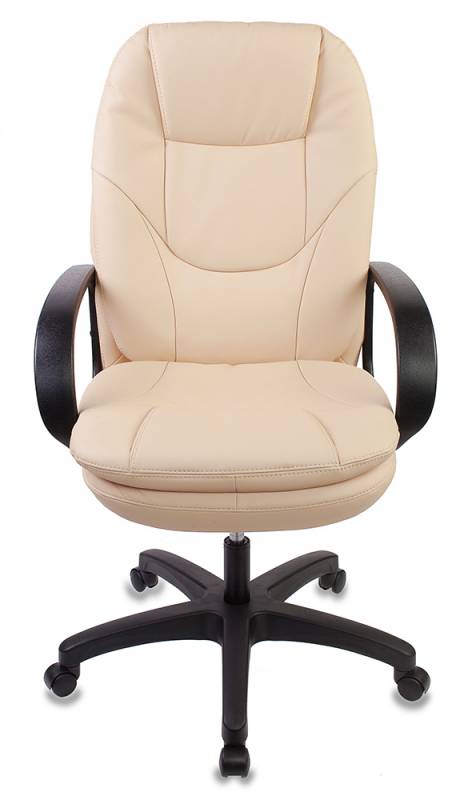 Кресло руководителя Бюрократ CH-1868/BEIGE бежевый искусственная кожа (пластик черный)
