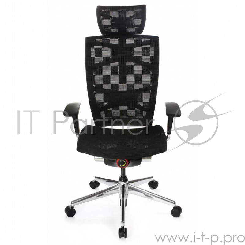Кресло руководителя Бюрократ 811/Black черный клетка сетка крестовина алюминий