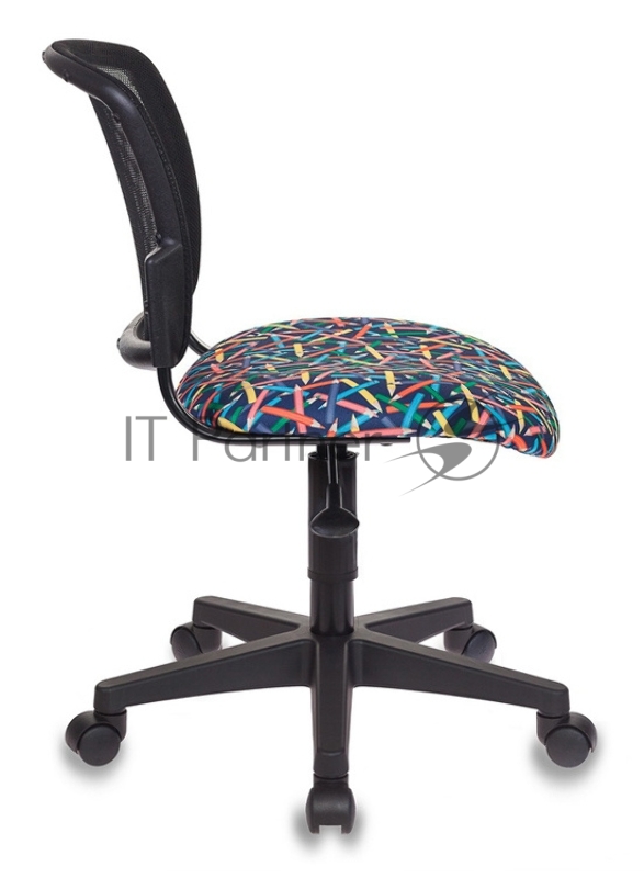 Кресло детское Бюрократ CH-296/PENCIL-BL спинка сетка синий карандаши