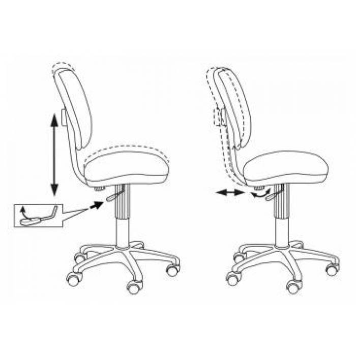 Кресло детское Бюрократ CH-204NX/CACTUS-GN зеленый кактусы