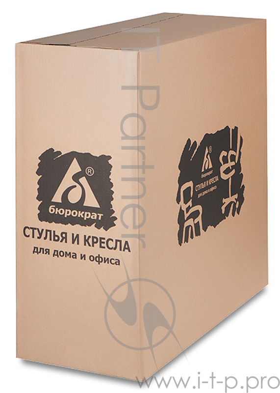 Кресло Бюрократ CH-808-LOW/BLACK низкая спинка черный 80-11