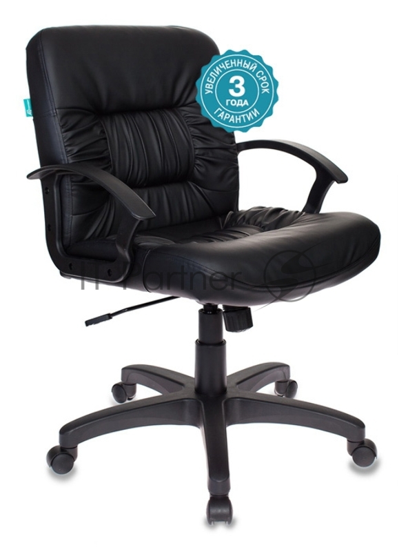 Кресло Бюрократ KB-7/BLACK черный искусственная кожа