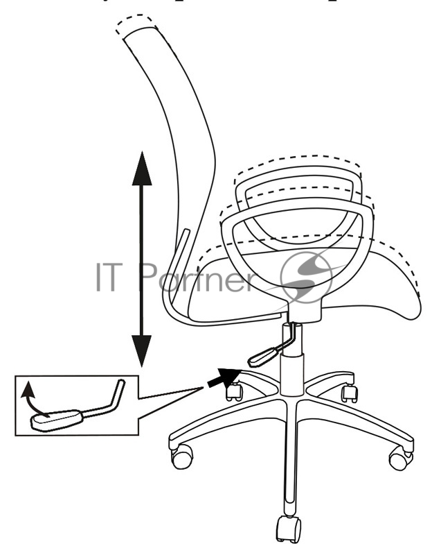 Кресло Бюрократ CH-599AXSN/32B/TW-11 спинка сетка черный TW-32K01 TW-11