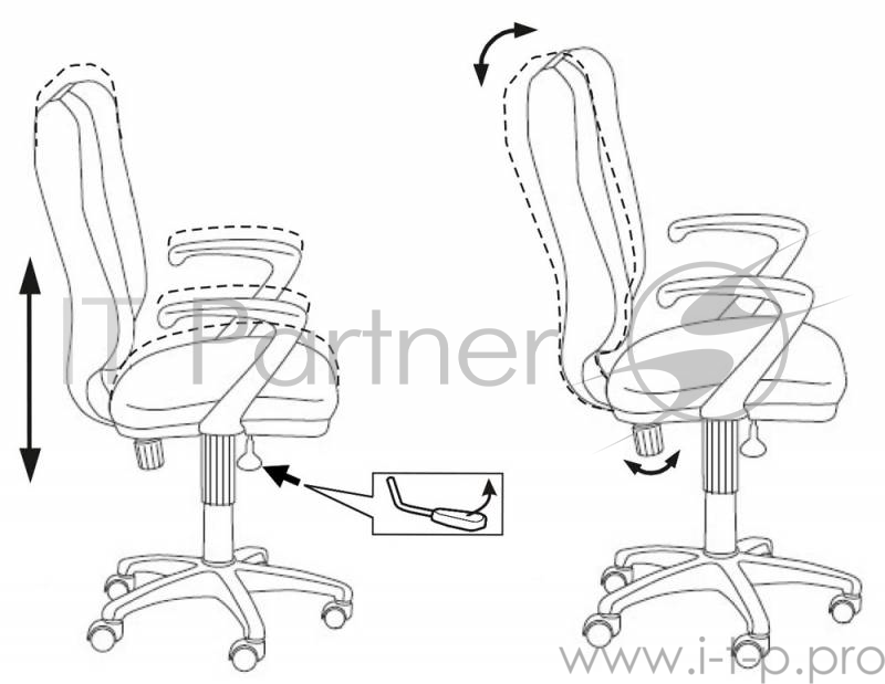 Кресло Бюрократ CH-540AXSN/26291 оранжевый 26-29-1