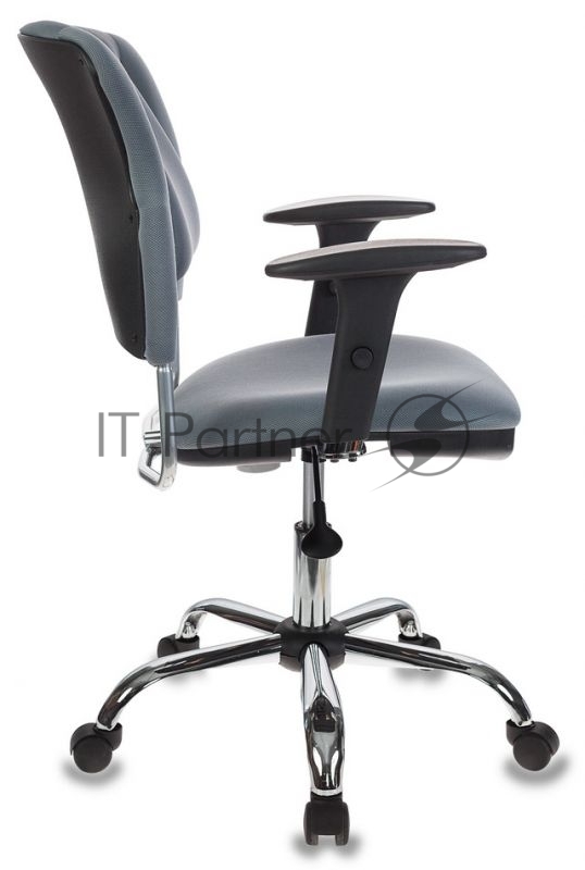 Кресло Бюрократ CH-323AXSN/G спинка динамичная поддержка серый 26-25 крестовина хром