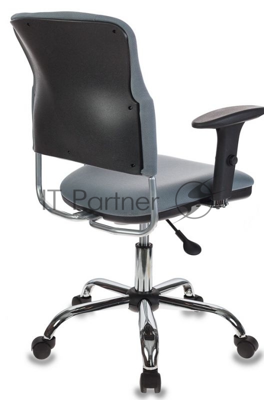 Кресло Бюрократ CH-323AXSN/G спинка динамичная поддержка серый 26-25 крестовина хром