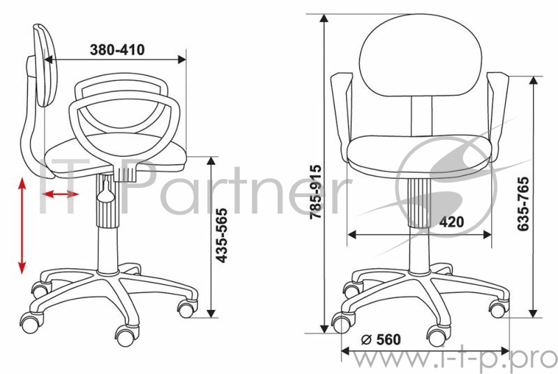 Кресло Бюрократ CH-213AXN/Green зеленый 10-24