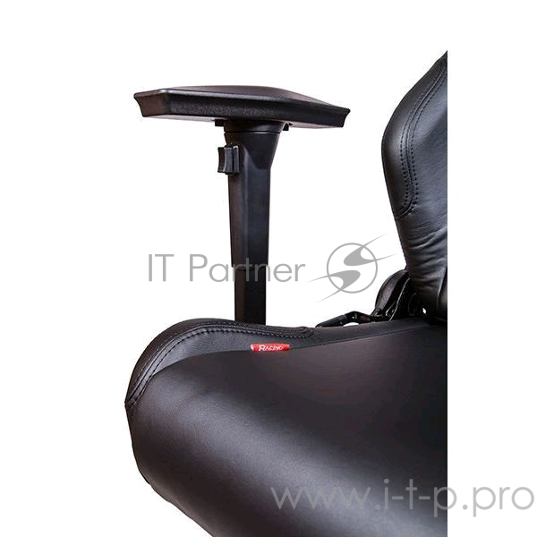 Игровое кресло DXRacer Racing чёрное (OH/RE99/N, экокожа, регулируемый угол наклона, механизм качани