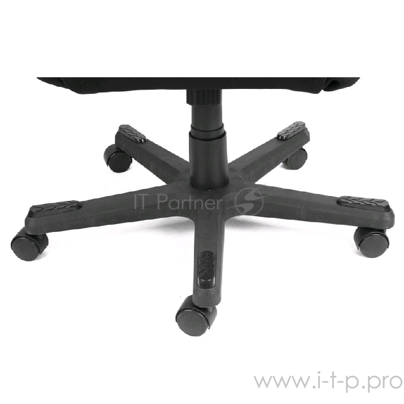 Игровое кресло DXRacer Racing чёрное (OH/RW01/N, текстиль+кожа-PU, регулируемый угол наклона, механи