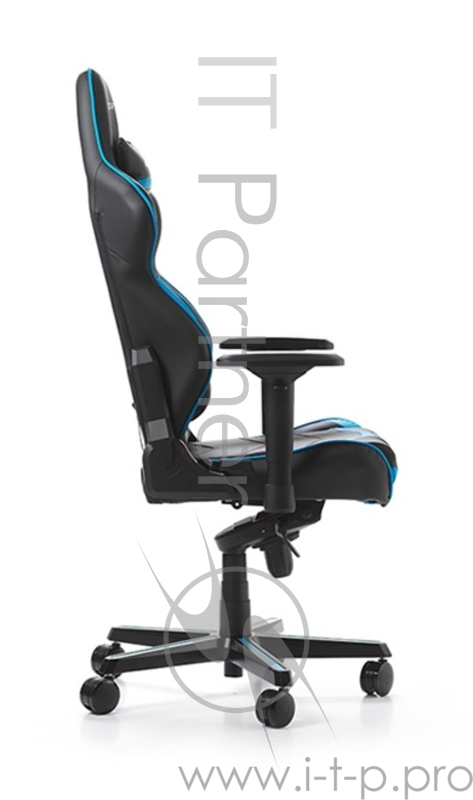 Игровое кресло DXRacer Racing OH/RV131/NB ,чёрно-синее (,кожа-PU, регулируемый угол наклона, механизм)