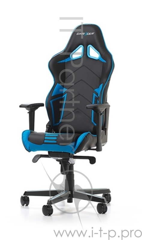 Игровое кресло DXRacer Racing OH/RV131/NB ,чёрно-синее (,кожа-PU, регулируемый угол наклона, механизм)