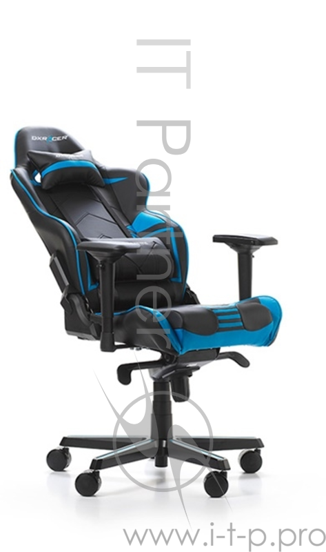 Игровое кресло DXRacer Racing OH/RV131/NB ,чёрно-синее (,кожа-PU, регулируемый угол наклона, механизм)