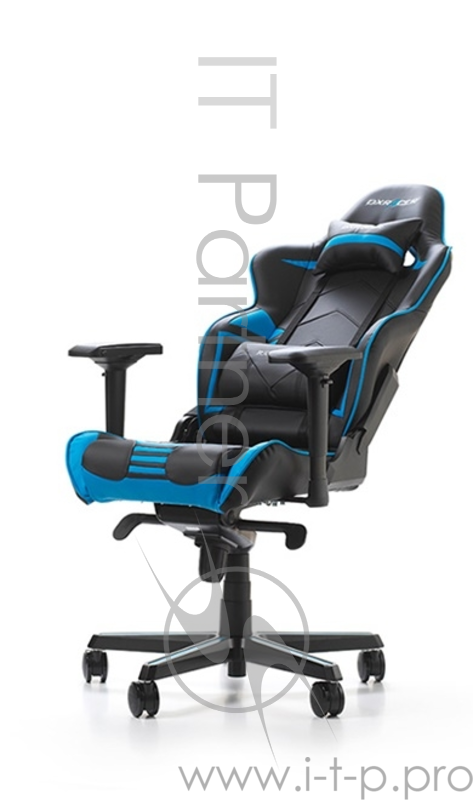Игровое кресло DXRacer Racing OH/RV131/NB ,чёрно-синее (,кожа-PU, регулируемый угол наклона, механизм)