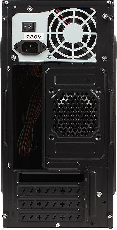 Корпус 3Cott M1508 mATX 400W, USB, Audio, черный. , ДхШхВ: 360*170*350мм, БП : 2*SATA, 2*MOLEX(IDE),20+4PIN,P4, 1.2М шнур питания, 8см вент-р.