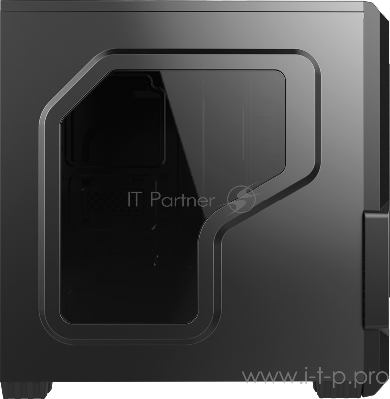 Корпус Aerocool VS-1 Window без БП, ATX, боковое окно, черный