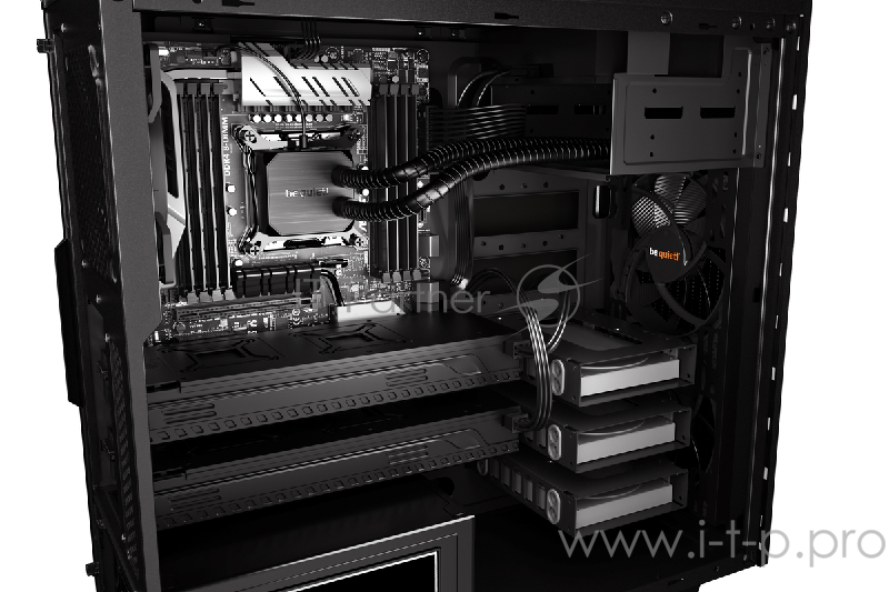 Корпус BE QUIET! Pure Base 600 Silver / ATX / 2x5.25, 3x3.5, 8x2.5 / black+silver / BG022