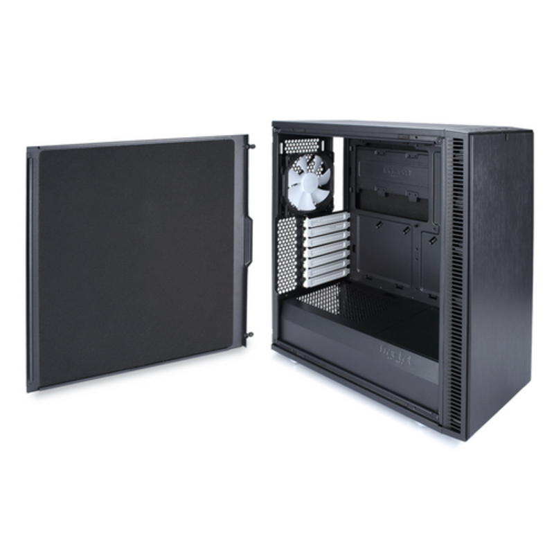 Корпус Fractal Design Define C черный без БП ATX 2x120mm 2xUSB3.0 audio front door bott PSU
