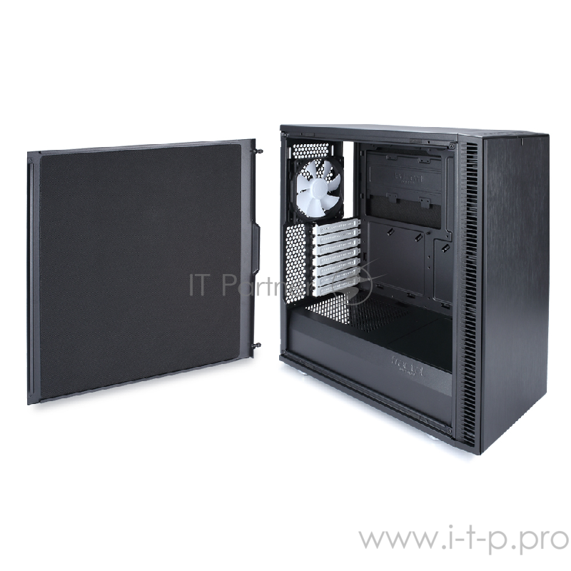 Корпус Fractal Design Define C черный без БП ATX 2x120mm 2xUSB3.0 audio front door bott PSU