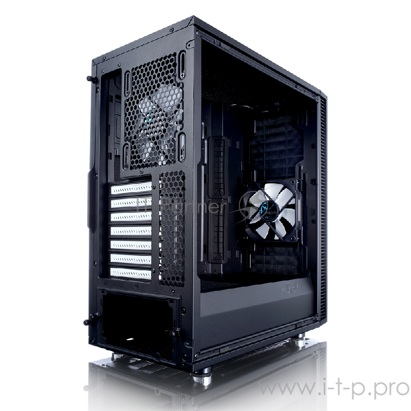 Корпус Fractal Design Define C черный без БП ATX 2x120mm 2xUSB3.0 audio front door bott PSU