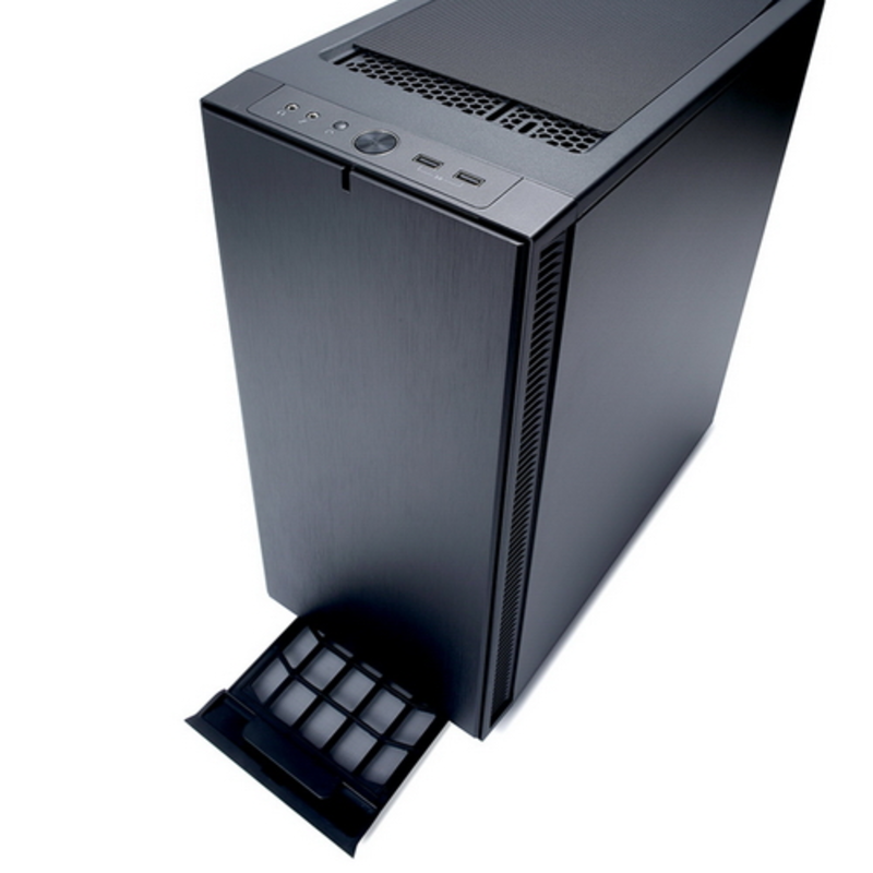 Корпус Fractal Design Define C черный без БП ATX 2x120mm 2xUSB3.0 audio front door bott PSU