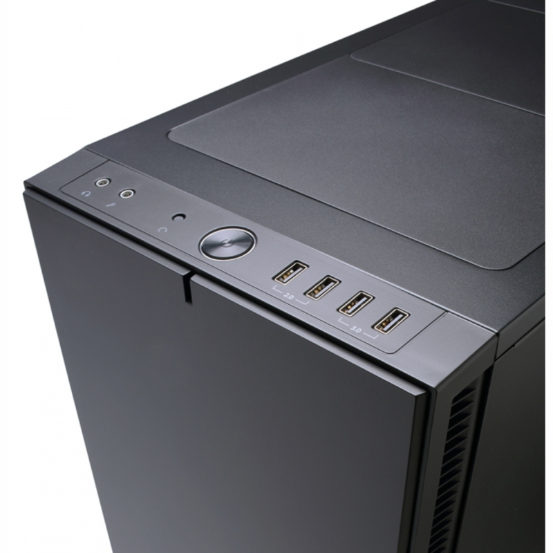 Корпус Fractal Design Define R5 черный w/o PSU ATX 7x120mm 7x140mm 2xUSB2.0 2xUSB3.0 audio front doo