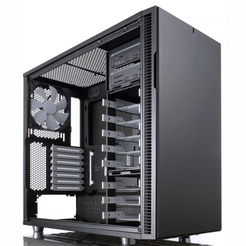 Корпус Fractal Design Define R5 черный w/o PSU ATX 7x120mm 7x140mm 2xUSB2.0 2xUSB3.0 audio front doo