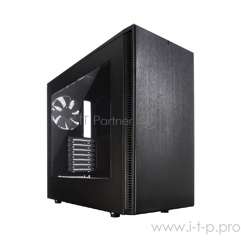 Корпус Fractal Design Define S Window черный без БП ATX 6x120mm 6x140mm 1x180mm 2xUSB3.0 audio bott