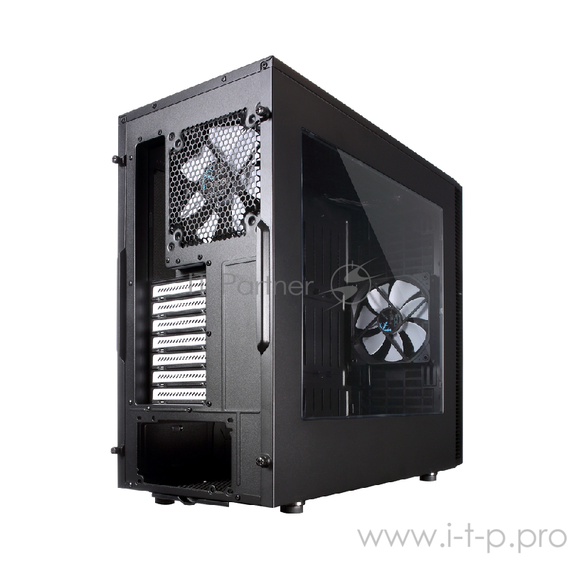 Корпус Fractal Design Define S Window черный без БП ATX 6x120mm 6x140mm 1x180mm 2xUSB3.0 audio bott