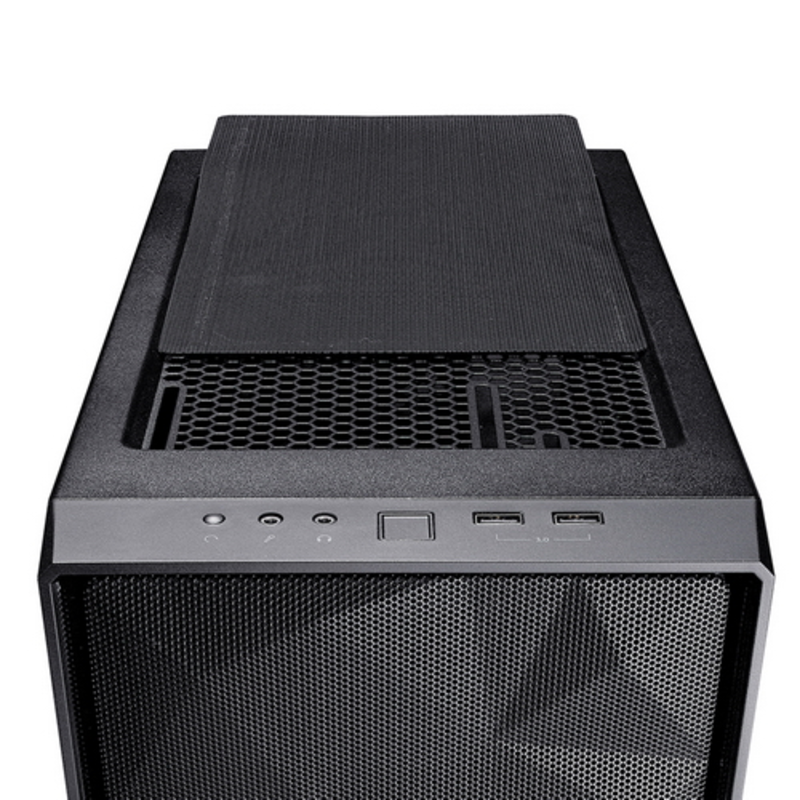 Корпус Fractal Design Meshify C Blackout TG черный без БП ATX 6x120mm 5x140mm 2xUSB3.0 audio bott PSU