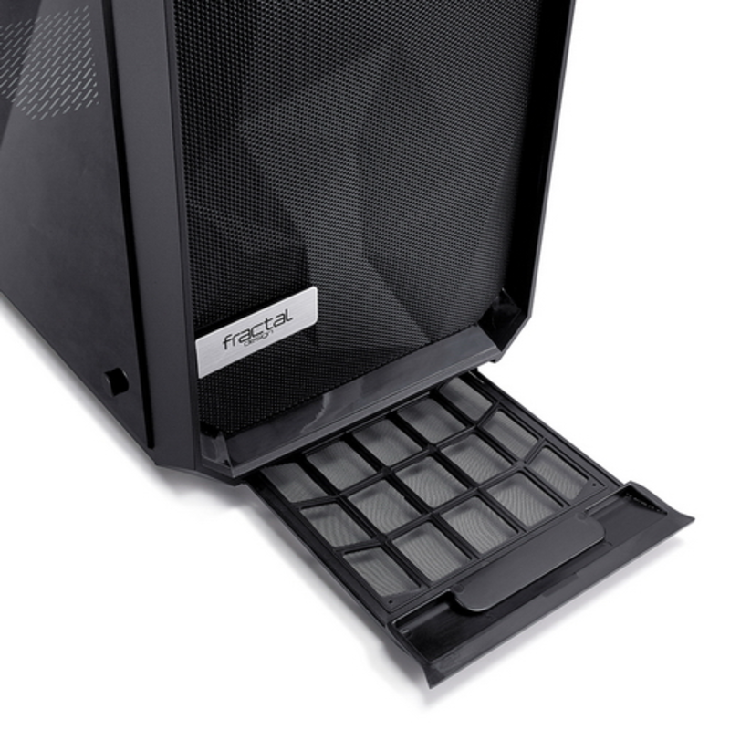 Корпус Fractal Design Meshify C Blackout TG черный без БП ATX 6x120mm 5x140mm 2xUSB3.0 audio bott PSU