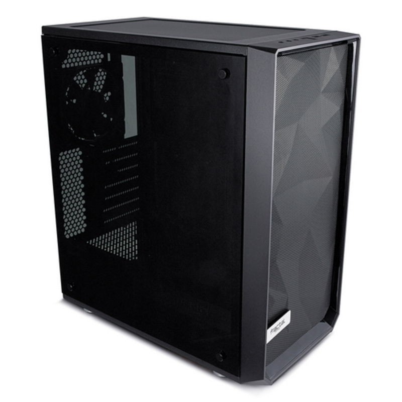Корпус Fractal Design Meshify C Blackout TG черный без БП ATX 6x120mm 5x140mm 2xUSB3.0 audio bott PSU