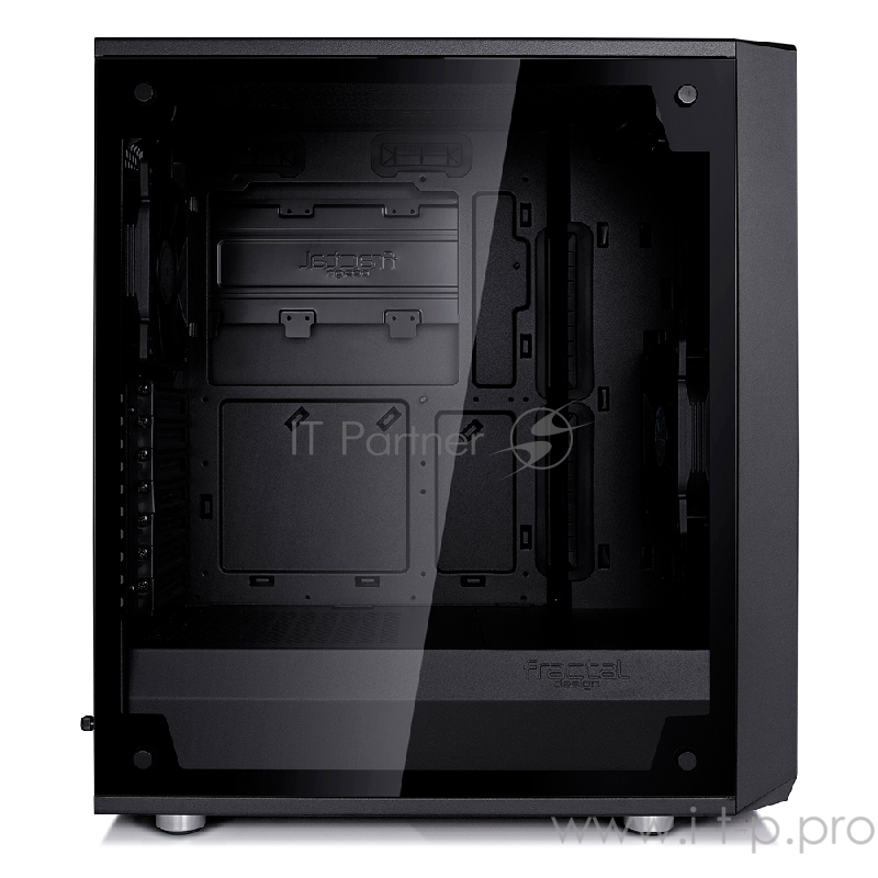 Корпус Fractal Design Meshify C Blackout TG черный без БП ATX 6x120mm 5x140mm 2xUSB3.0 audio bott PSU