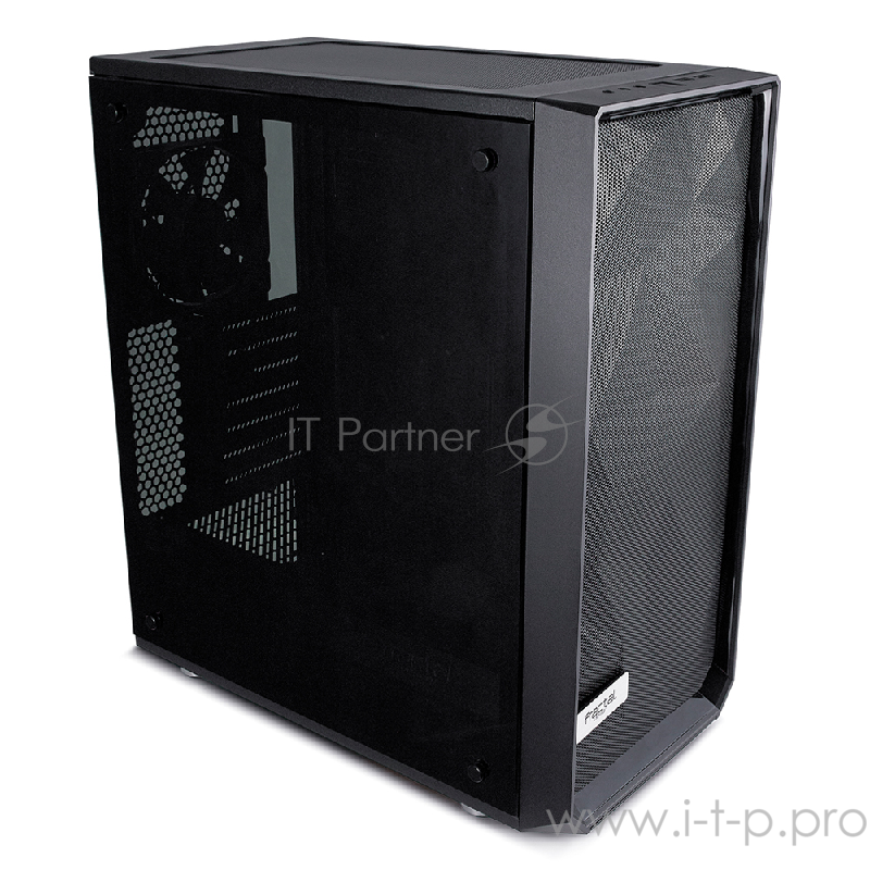 Корпус Fractal Design Meshify C Blackout TG черный без БП ATX 6x120mm 5x140mm 2xUSB3.0 audio bott PSU