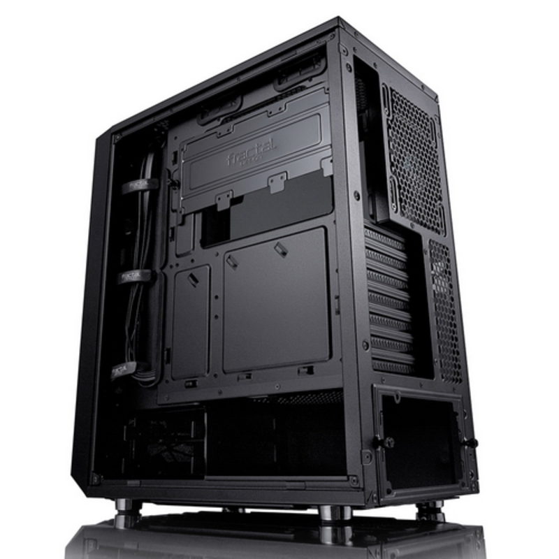 Корпус Fractal Design Meshify C Blackout TG черный без БП ATX 6x120mm 5x140mm 2xUSB3.0 audio bott PSU