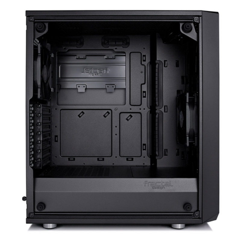 Корпус Fractal Design Meshify C Blackout TG черный без БП ATX 6x120mm 5x140mm 2xUSB3.0 audio bott PSU