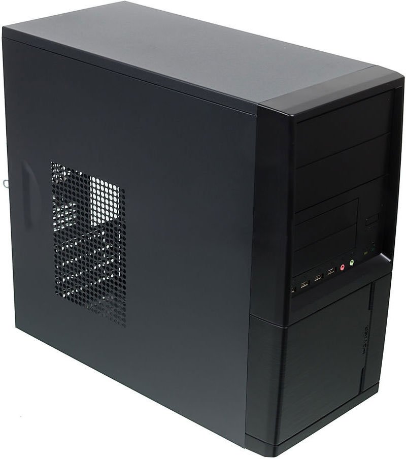 Корпус LinkWorld LC727-21 Black mATX, Mini-Tower, без БП, 4xUSB 2.0, Audio