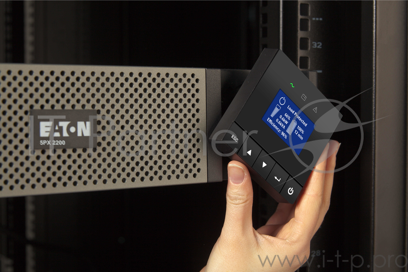 Источник бесперебойного питания Eaton 5PX 5PX2200IRT 1980Вт 2200ВА черный