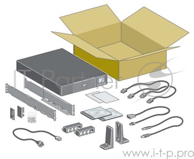 Источник бесперебойного питания Eaton 5PX 5PX2200IRT 1980Вт 2200ВА черный